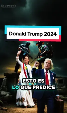 que pasaria si Donald Trump si ganará la presidencia esto es lo que dice la IA #mexico#trump2024🇺🇸 #fvpppppppppp #cupcut #claudiasheimbaum #claudia #foryoupage #for Cinco escenarios que pondrán patas arriba a México y Estados Unidos. Primero, Trump deportará a millones de mexicanos, rompiendo familias y causando caos en los sectores que dependen de la mano de obra latina. Segundo, el racismo en Estados Unidos alcanzará niveles alarmantes, con migrantes perseguidos y atacados como nunca antes. Tercero, el T-MEC será historia, y México romperá lazos comerciales con su vecino del norte, buscando nuevos aliados como China y Rusia. Cuarto, Estados Unidos cometerá el error de subestimar a México, que se fortalecerá hasta convertirse en una potencia regional. Y quinto, el golpe más duro: millones de mexicanos regresarán a su país, dejando a Estados Unidos sin la fuerza de trabajo que ha sostenido su economía durante décadas. Si crees que este escenario es posible, comparte el video y comenta tu opinión.#tiktokviral #tiktoinforma #fv #fvpシ 