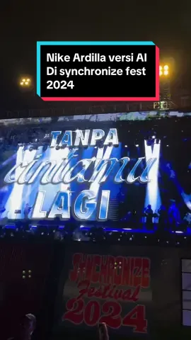 Malam-malam aku sendiri, tanpa cintamu lagi  #synchronizefest #synchronizefest2024 #nikeardilla #jiexpokemayoran #fypシ 