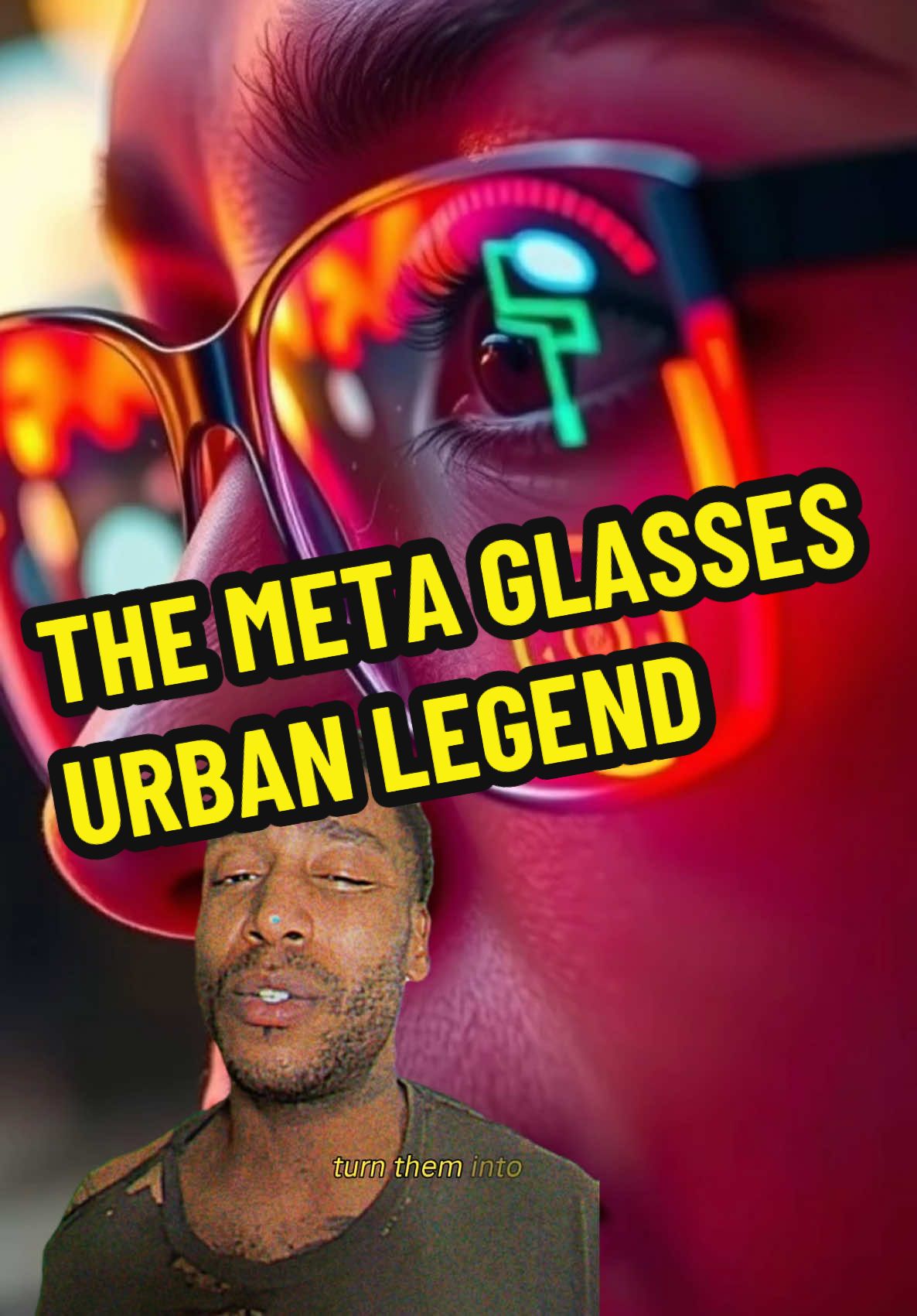 THE META GLASSES URBAN LEGEND #scarytiktoks #horrortiktok #scarystories #horrortok #urbanlegend #urbanlegends #meta 