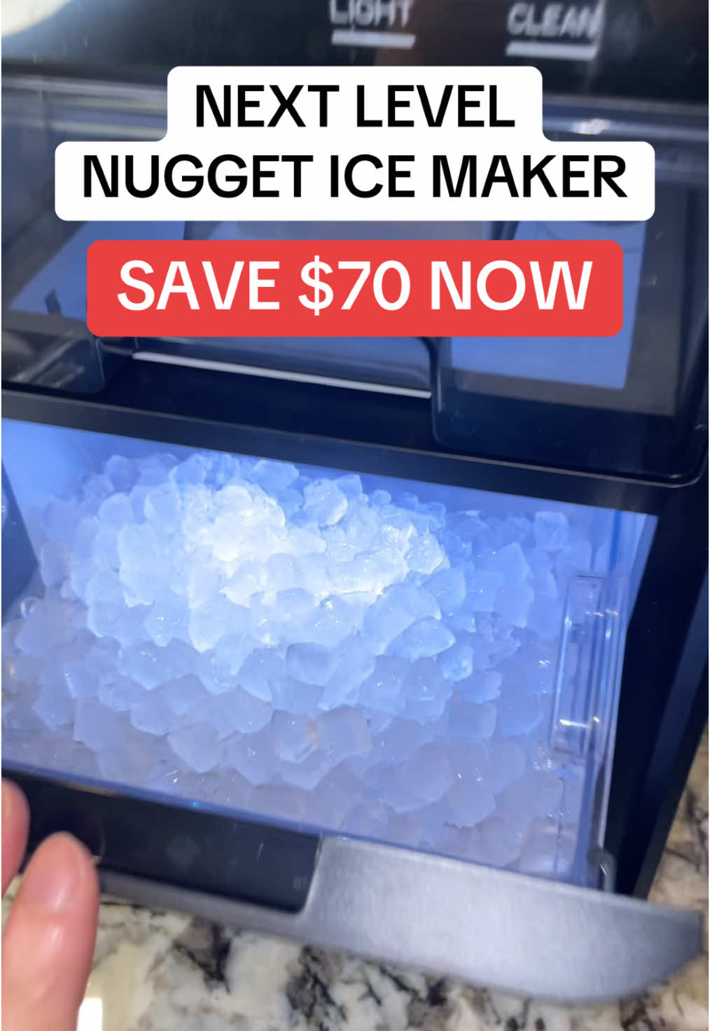 The upgraded bestselling nugget ice maker is on a massive flash sale right now! #ice #icemaker #icemakermachine #euhomyicemaker #SelfCare #falldealsforyou #touchdowndeals #grwm #fall #fallfashion #elevateyourhome #treasurefinds #sunsetsavings #fallfinds #seasonalessentials #fallingforGKA #makecozyhomeaffordable #tiktokshopholidayhaul #TikTokShopBlackFriday #TikTokShopCyberMonday  