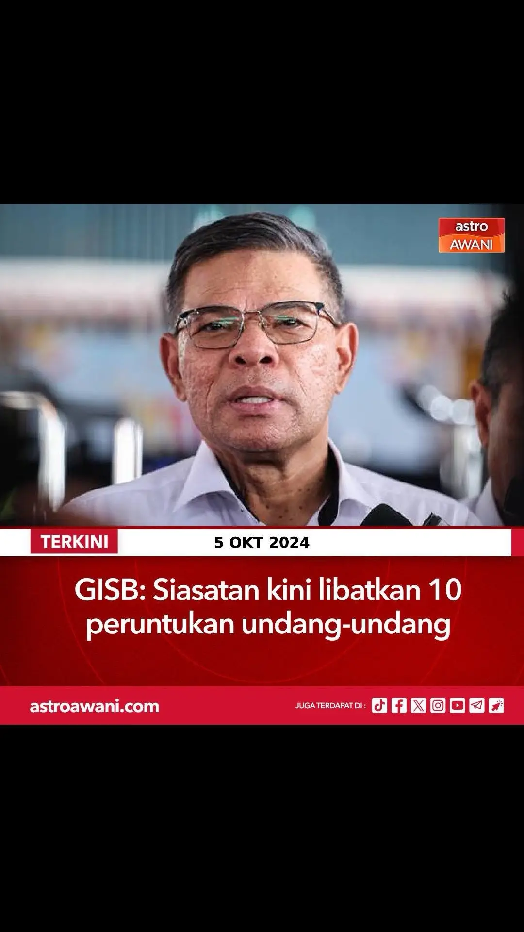 Siasatan terhadap Global Ikhwan Services and Business (GISB) Holdings yang sebelum ini hanya melibatkan empat peruntukan undang-undang kini telah meningkat kepada 10 peruntukan. Ikuti berita terkini di https://grid.astroawani.com/ #AWANInews