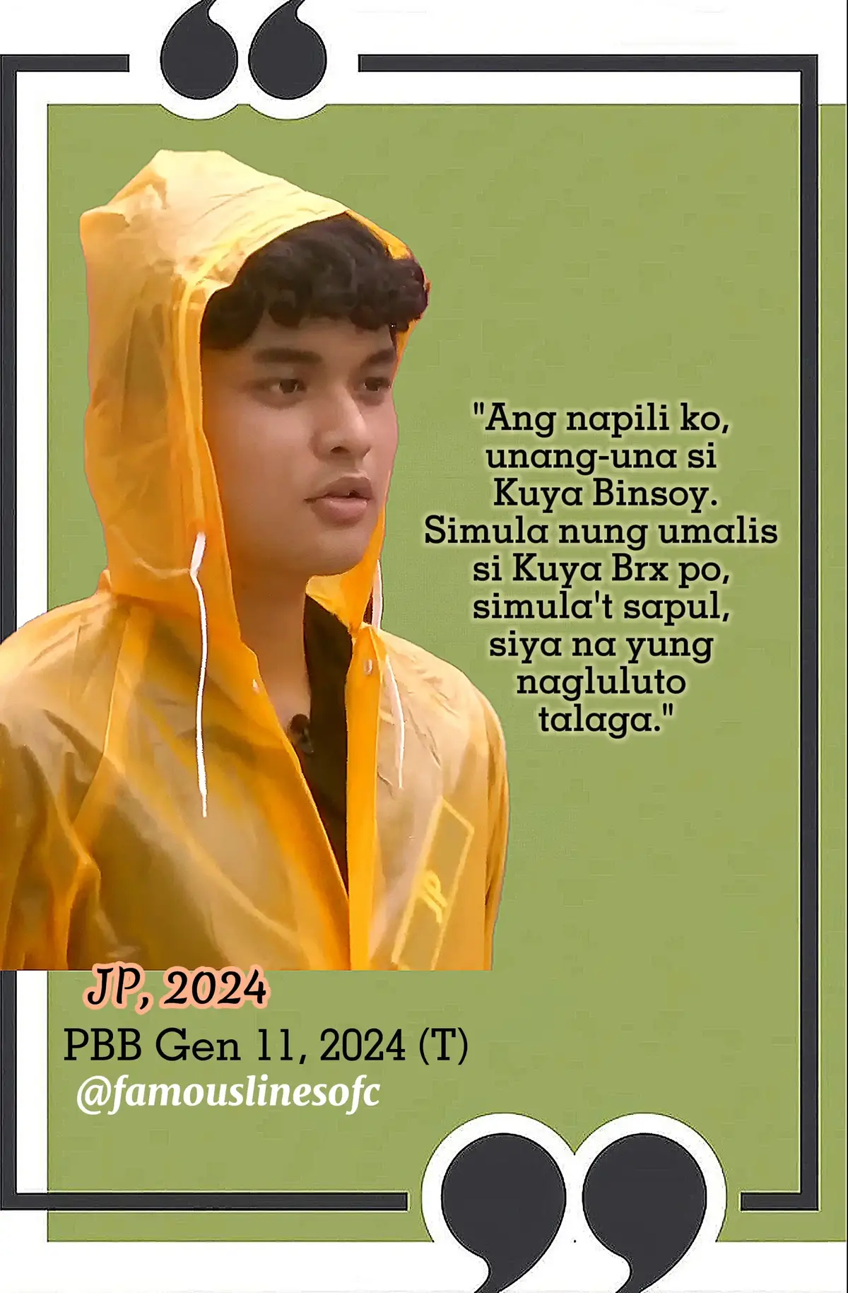 HOUSEMATES NA MAY PINAKAMARAMING AMBAG JP's vote: 📌 BINSOY 📌 JM 📺 PBB Gen 11, 2024   #JP | #JPCabrera | #famouslines #famouslinesofc #famouslines #pbb #pbbgen11 