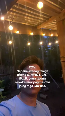 Grabe ang ganda talag nitong STRING LIGHT BULB gusys, yung tipong mapapawow nalang kayo sa ganda. Kayat bumili na kayo. #christmasdecoration #ledlight #stringlights #aestheticvibes #christmaslight #lightbulb 