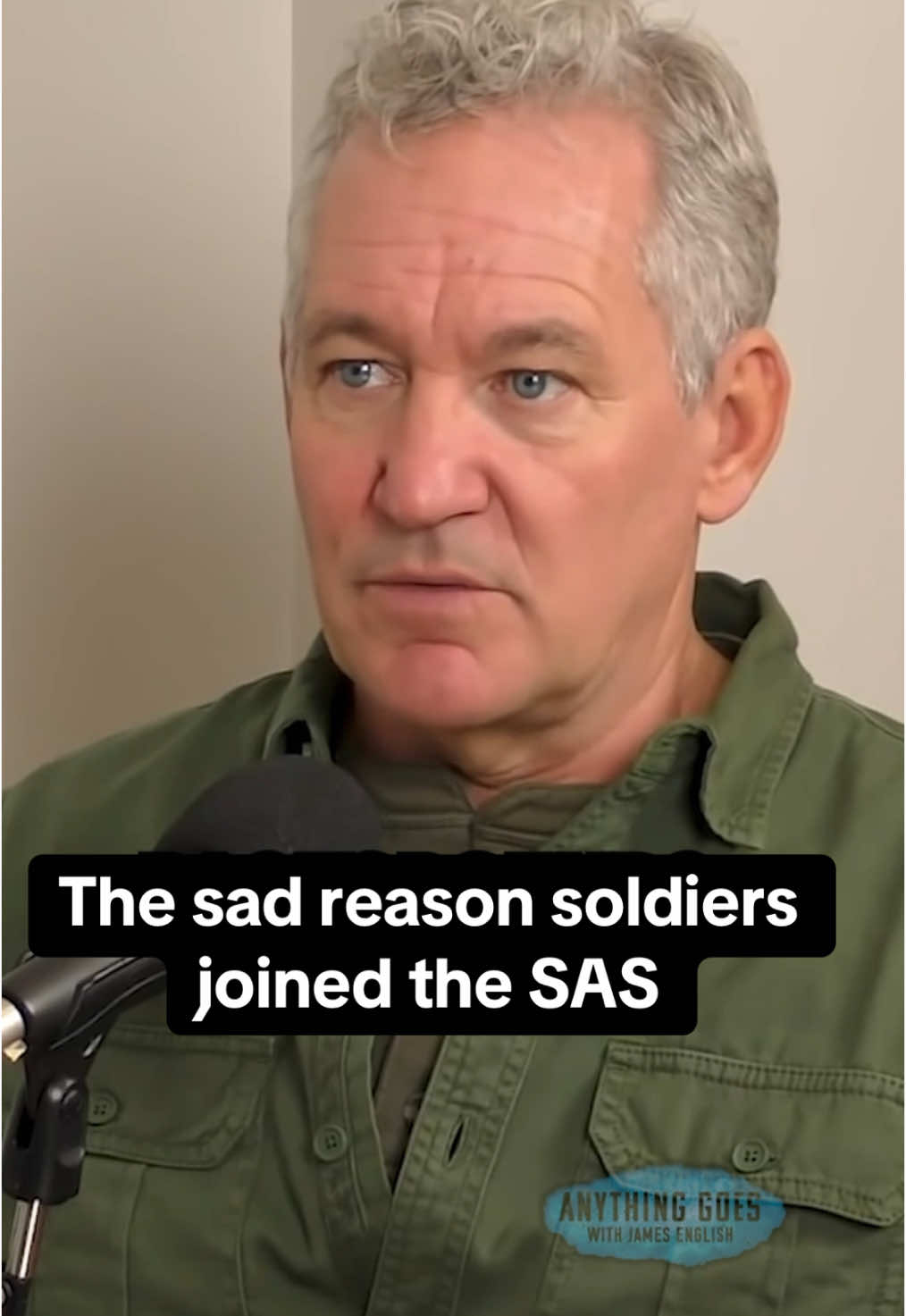 “SAS Soldier - The Longest Escape - Chris Ryan Tells His Story” Full podcast now live on Anything goes with James English YouTube channel & iTunes 🎧🎤 #jamesenglish #viral #fyp #sas #soldier #sad 