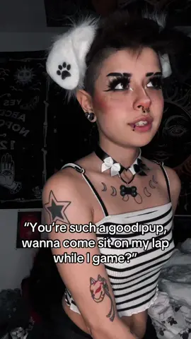 ~ My weakness ~ #kemonomimi #puppyboy #pup #nonbinary #alttiktok #fauxears #fauxfurtail 
