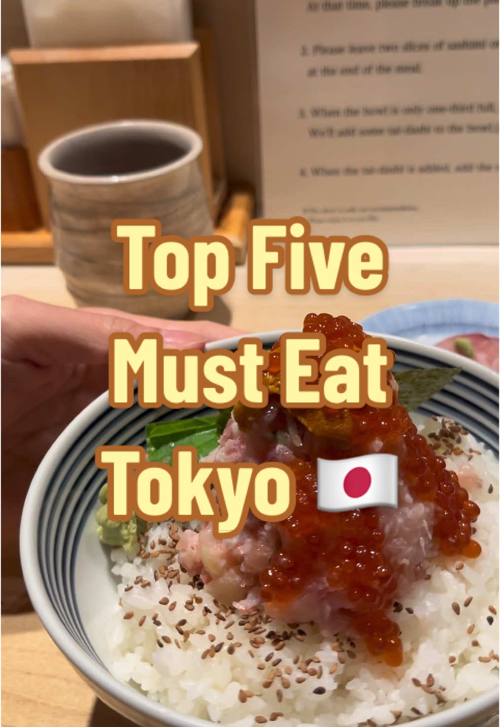 After spending 1 month in Tokyo these are my top 5 food recommendations in Tokyo! 📍 Tsujihan Nihonbashi 📍 Gyukatsu Motomura 📍 Nikuya Yokocho Udagawacho 📍 San Tora 📍 Tendon Kaneko Hannosuke #tokyoeats #tokyofood #japaneats #tokyofoodrecs #japanfoodie #tokyofoodie #japanfood #tsujihan #gyukatsumotomura #nikuyayokocho #santora #kanekohannosuke 