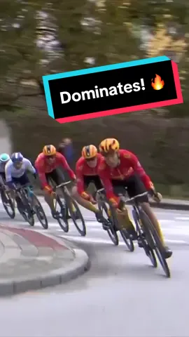 CHAOTIC SPRINT 😬 Alexander Kristoff seals the win at Cro Race Stage 5! 💥 #cycling #roadcycling