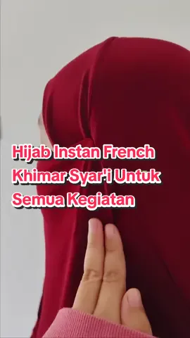 Pergi Kajian Atau Kegiatan Kasual Wajib Punya deh Hijab Instan Syar'i French Khimar ini #hijab #hijabsyari  #hijabinstan #hijabinstansyari 