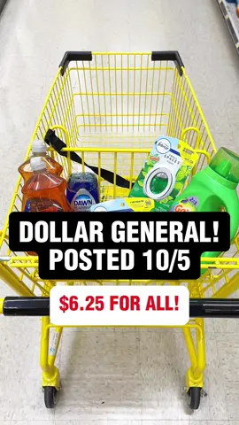 Dollar General $5/$25 Scenario for 10/5/24 ONLY!  #dollargeneraldeals #dollargeneral #dollargeneralcouponing #coupon #savemoney 