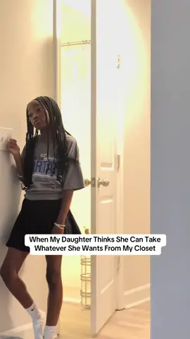 My daughter is always shopping in my closet and it’s always the good stuff! 