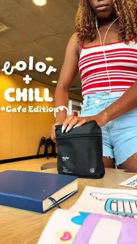 Come color + chill w ya girl but *cafe style* I needed some inspiration for my sesh today so I decided to change up the scenery! 🤩👌🏽Thx @McDonald’s @McDonald’s Corporate  #creativecareer #multidisciplinaryartist #artvlog #colorandchill #colorwithme #mccafe 
