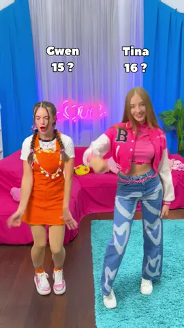 How old are Tina and Gwen ? 😉😊😍#timtin #crazycasa #fyp #dance #usa #school #americanschool 
