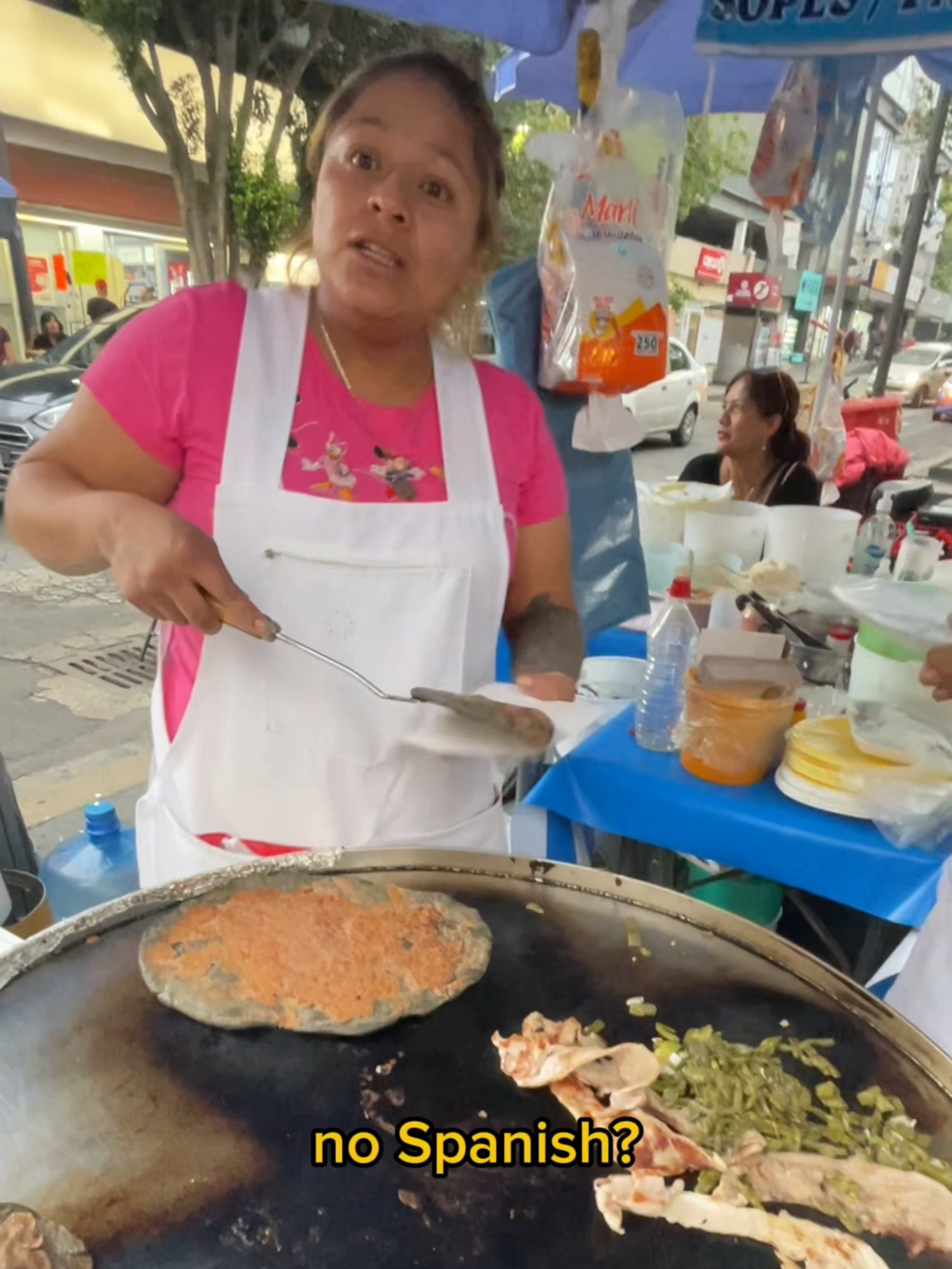 $3 bean taco in Mexico 🇲🇽 #mexico #streetfood #mexicocity #cdmx #nativety #food