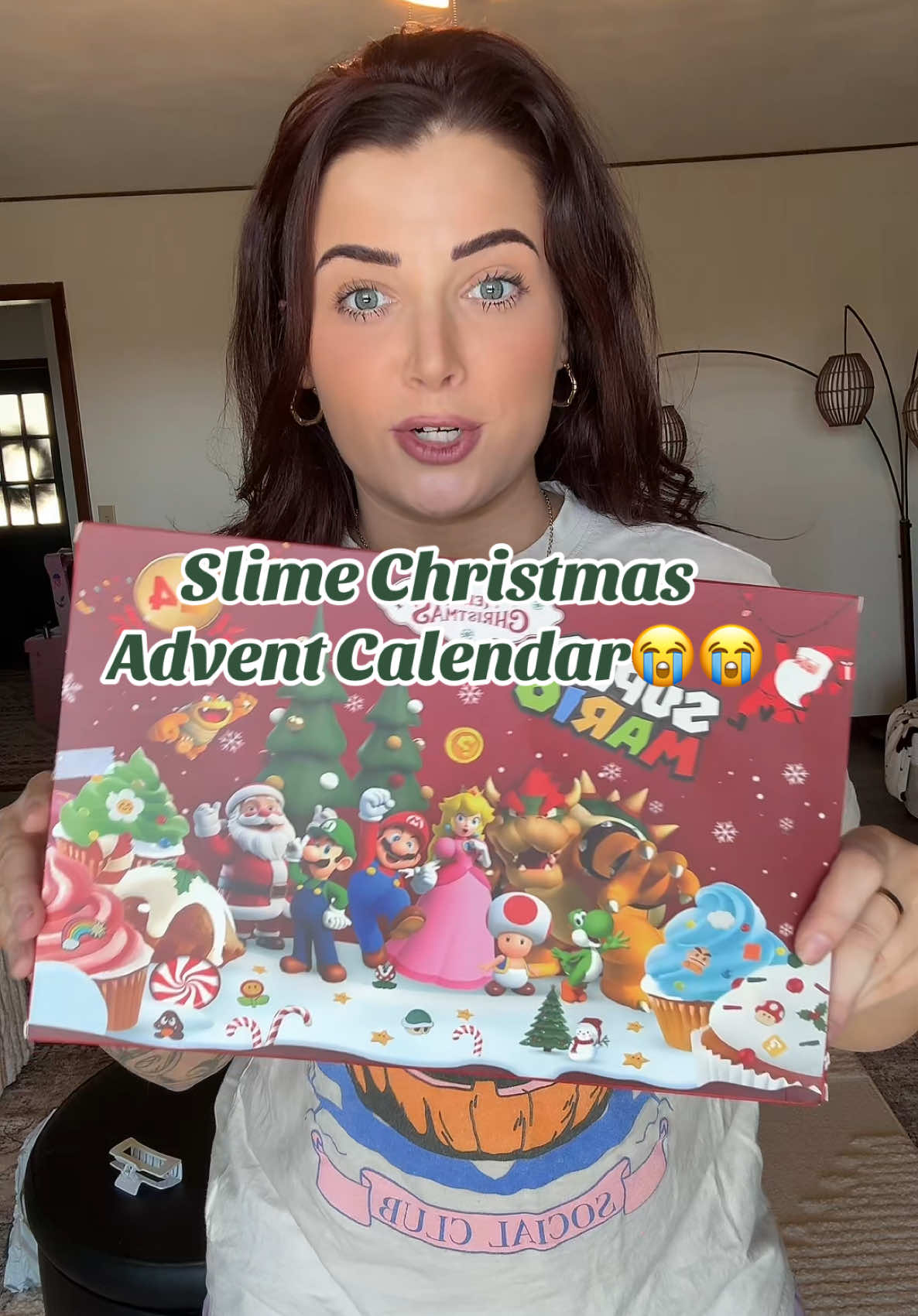 Slime Christmas!!! #adventcalendar #slime #toys #moms 