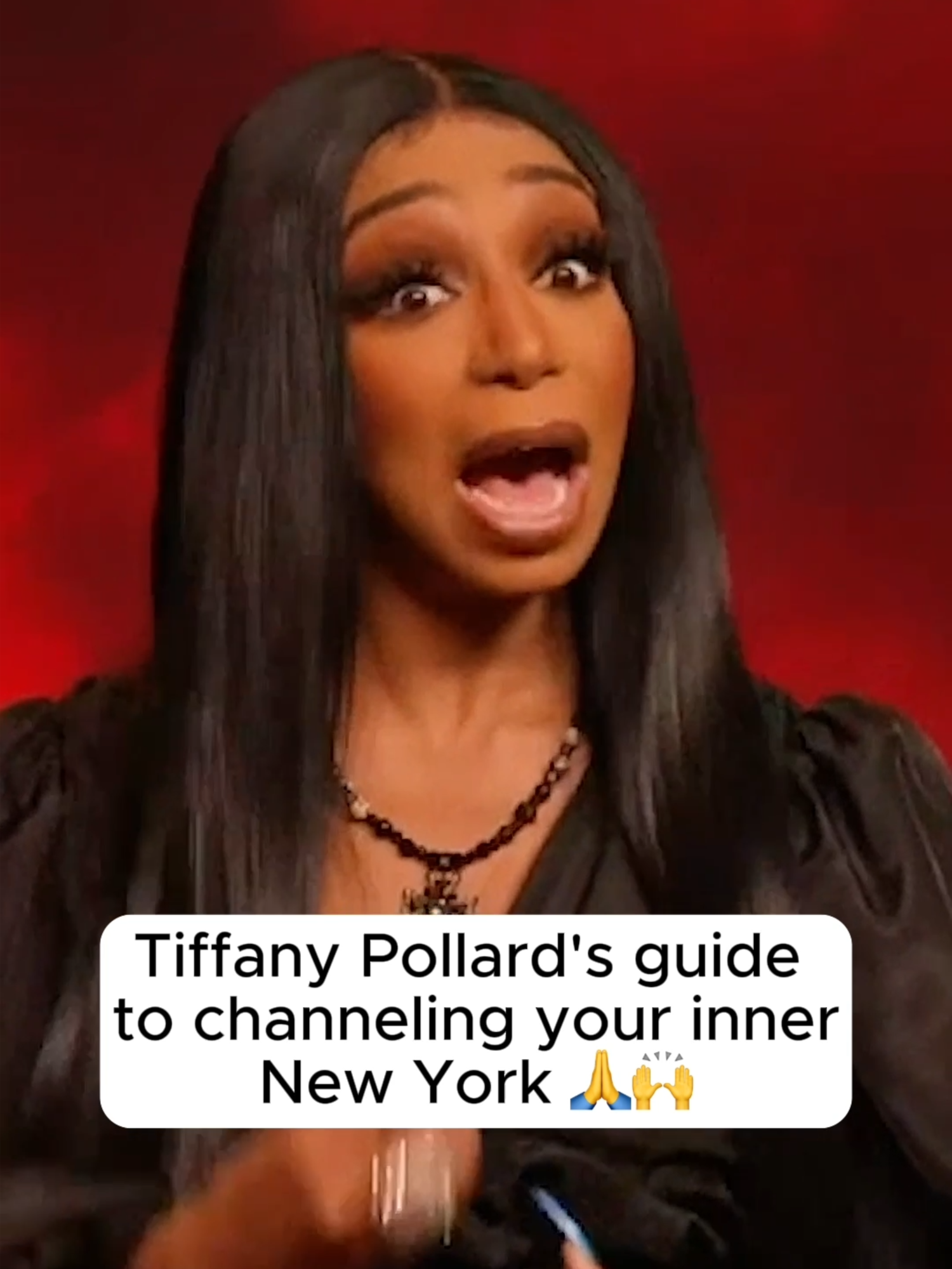 Let Tiffany Pollard teach how you how to channel your inner New York and become the HBIC you were destined to become. 😌 #tiffanypollard #newyork #houseofvillains #flavoroflove