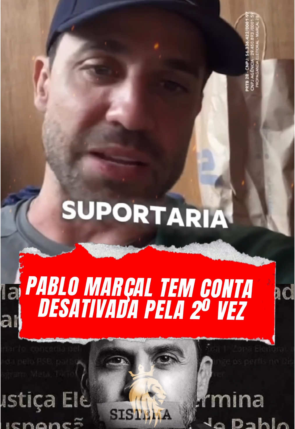 PT desativa conta de Marçal, qual sera o segredo que eles tanto temem!! #Capcut #pablomarçal #viral #pt #boulos #prefeitura 