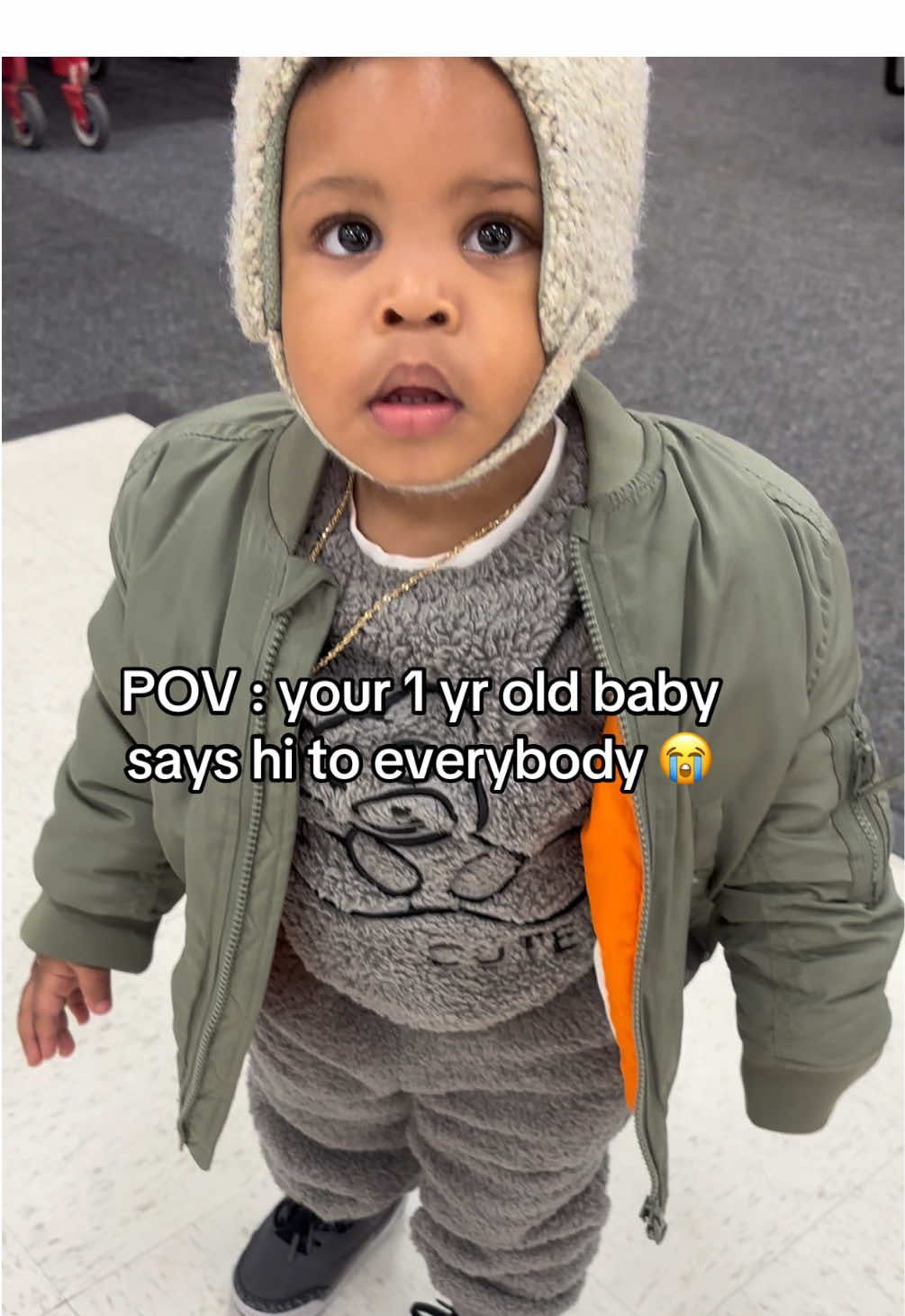 Yeaaa that didnt last long 😭😭 #funnyvideo #viral #fyp #pov #babyazai #azai #viralvideo #toddlermom #toddlersoftiktok #babyboy #targetbaby 