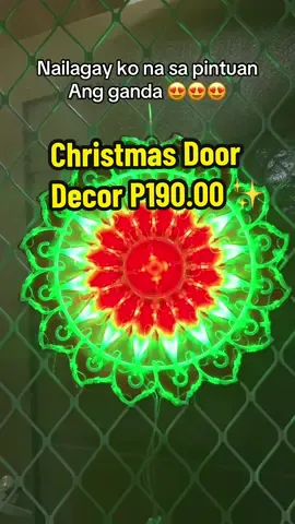 Ang gandaaaa 😍😍😍 #christmasdoordecor #christmasdecor #christmasdecorations 