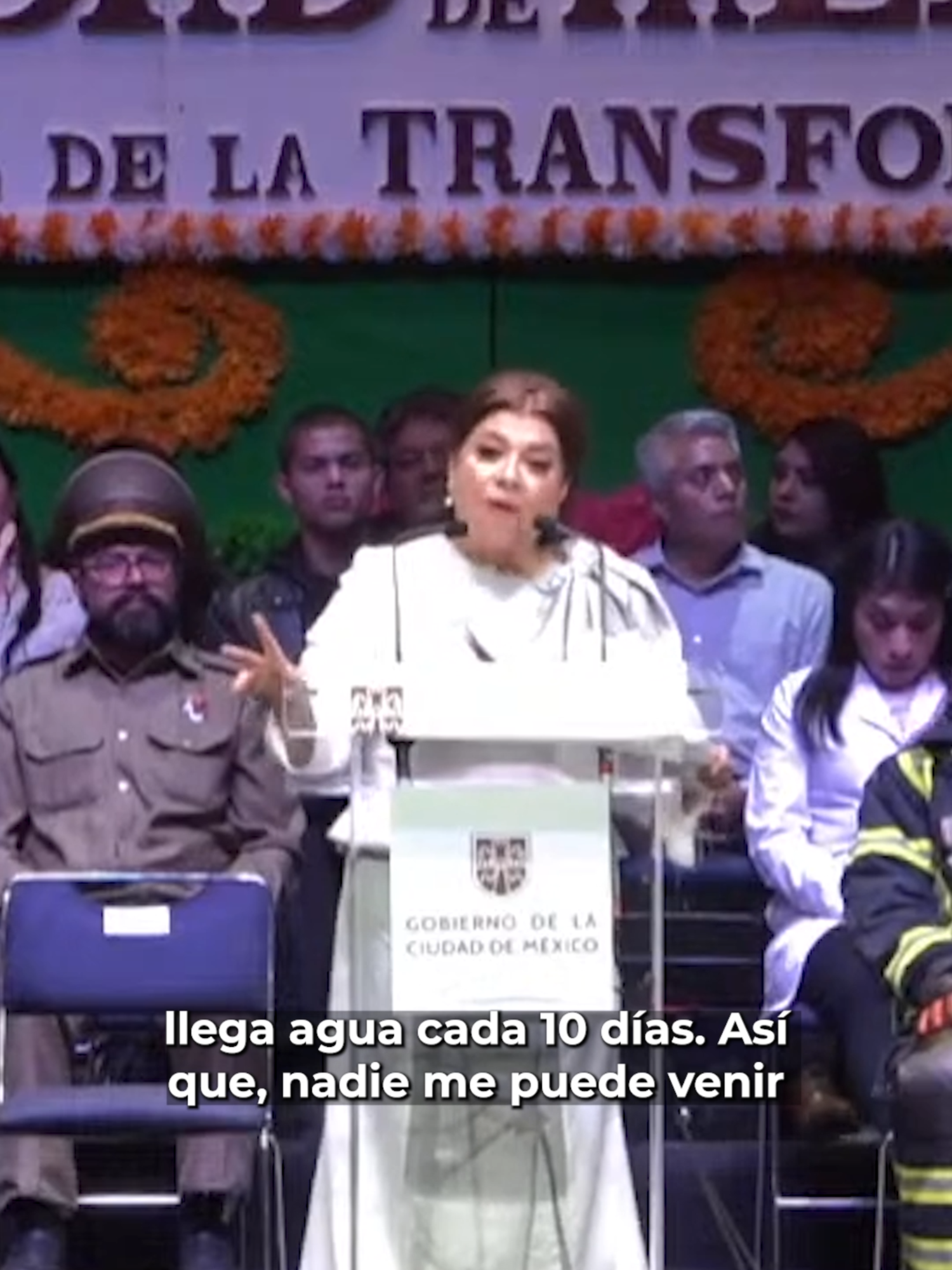 Nadie me puede venir a mí a contar de escasez de agua cuando en mi colonia llega cada 10 días: Clara Brugada. #Latinus #InformaciónParaTi