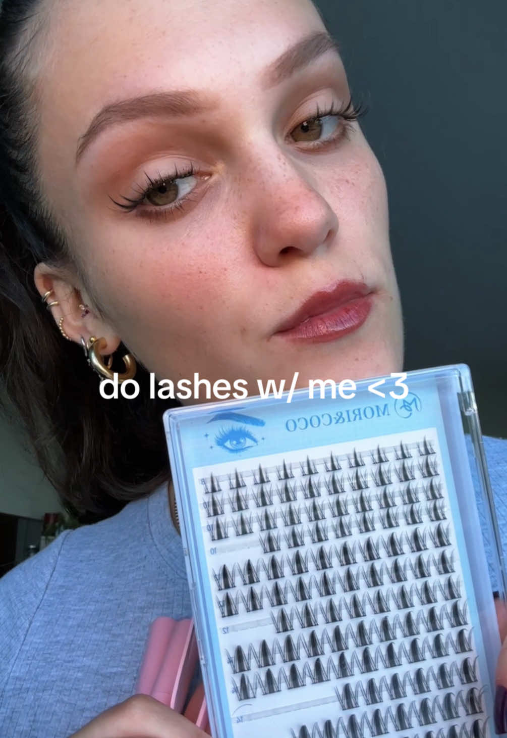 i love these lashes ive never tried this style before! ✨💗 #lashclusters #diylashes #lashes #lashextensions #lashtutorial #lashtok #falldealsforyou #fyp 