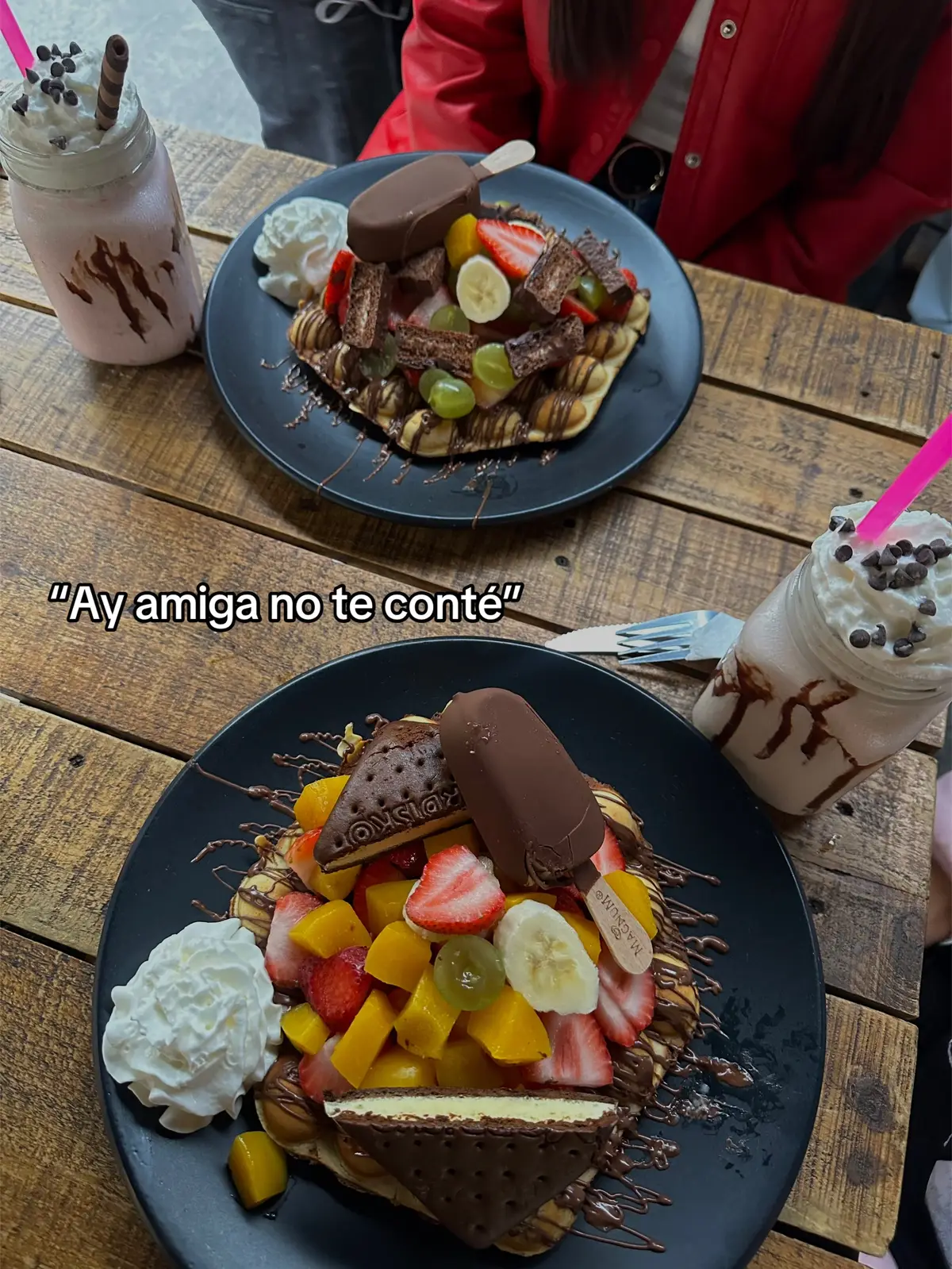 Cada quien 🖤🥰 #nezahualcoyotl #crepas #cafeteria 