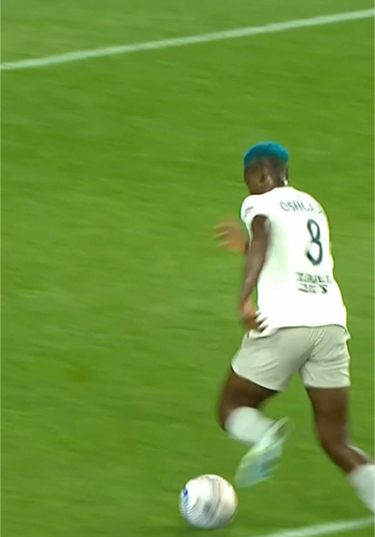 Asisat Oshoala with the ANSWER! #NWSL @Asisat Oshoala 