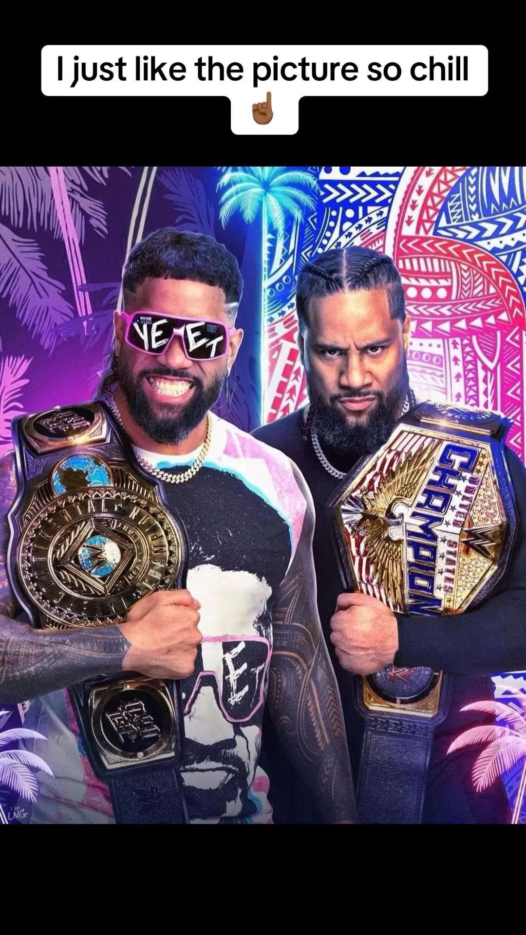 Fire picture #jeyuso #jimmyuso #WWE #fyp 