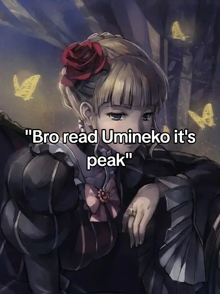 Peak fiction ong 😭 #umineko #uminekowhentheycry #battler #beatrice #visualnovel 