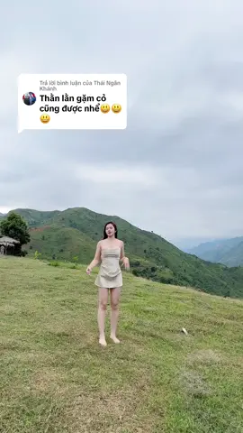 Trả lời @Thái Ngân Khánh  Em chưa thấy con thằn lằn nào gặm cỏ cả 🤣🤣