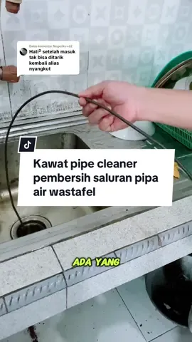 Membalas @Negeriku+62 Kawat pembersih saluran pipa air pipe cleaner berbahan besi elastis fleksibel. #pipecleaner #kawatpembersih #saluranpipamampet 