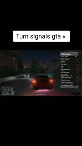 How to turn on indicators in GTA v ps4 storymode #gtav #fyp #ps4 #mods #hypergaming 