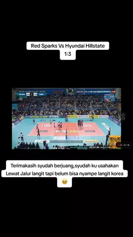 Terimakasih sudah berjuang🥹🤗#kovovleague #kovo #koreavolleyball #redsparks #megawatihangestri #yeumhyeseon #parkeunjin #milanbukilic #hoyoung #pyosungju #nohran @REDSPARKS @megawatihangestrip 
