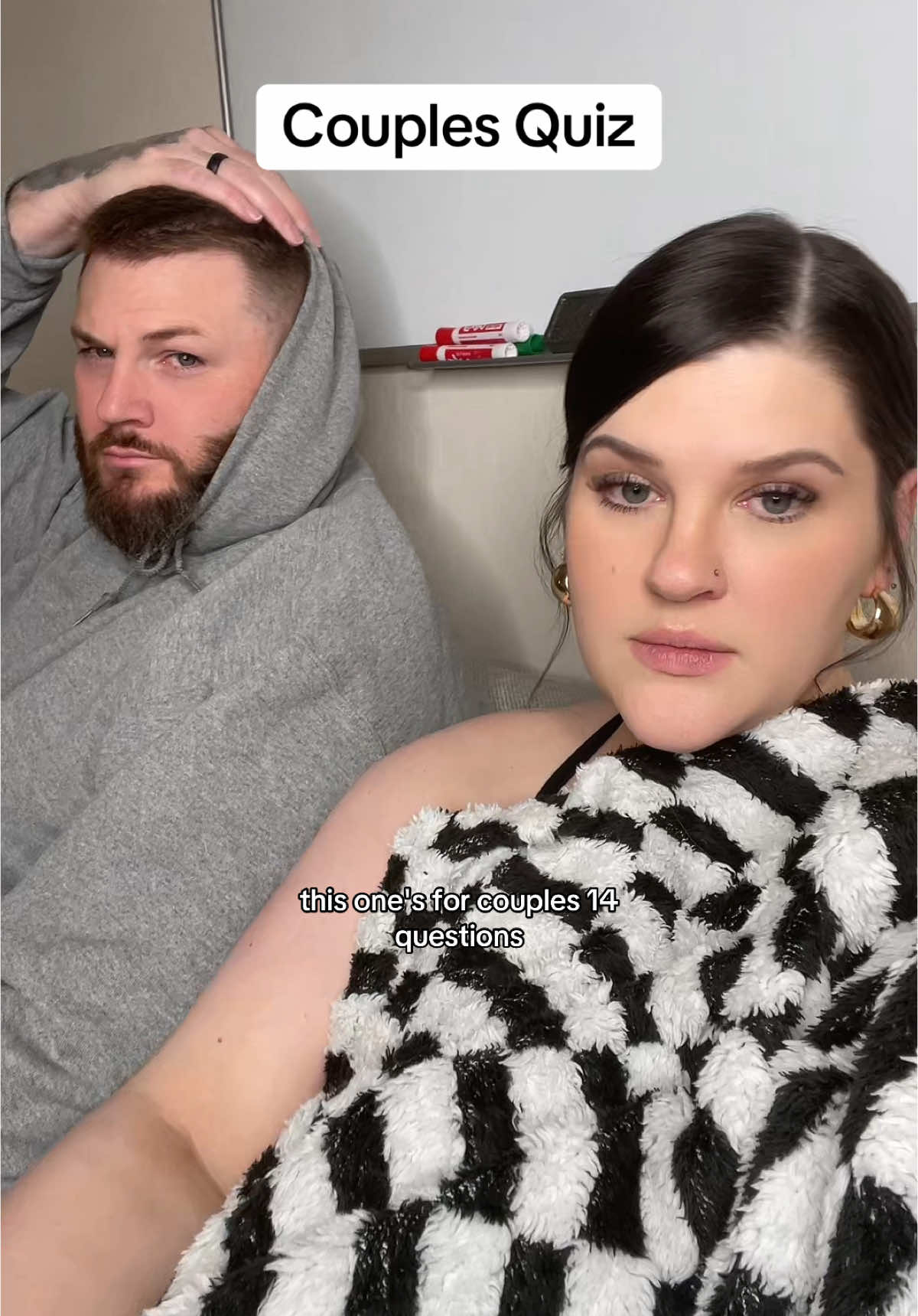 This was fun 🫠😂 #couplesquiz #wildsaturdaynight #christiancouple #loveandmarriage 