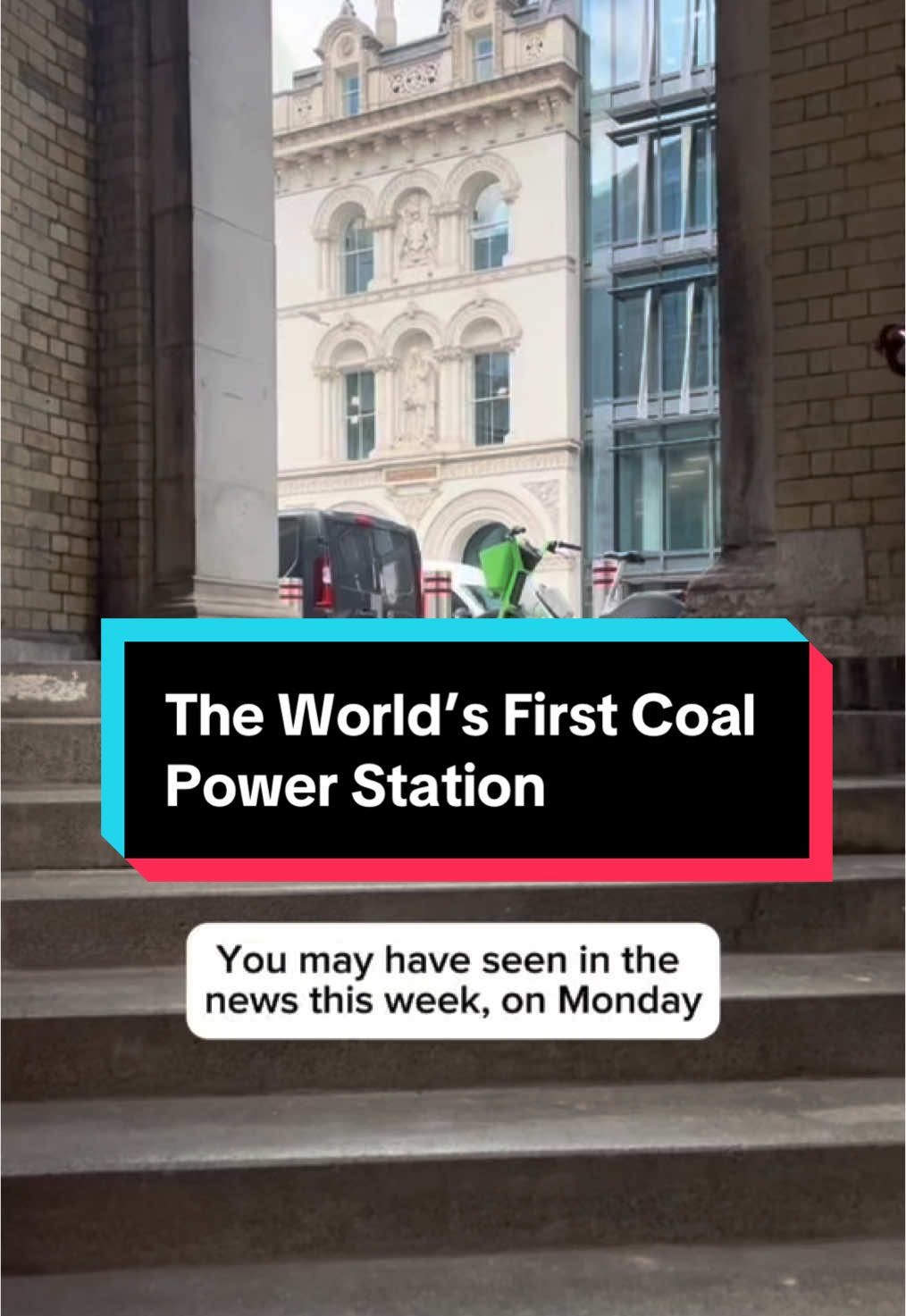 The world’s first coal-fired power station, here in the heart of London 💡