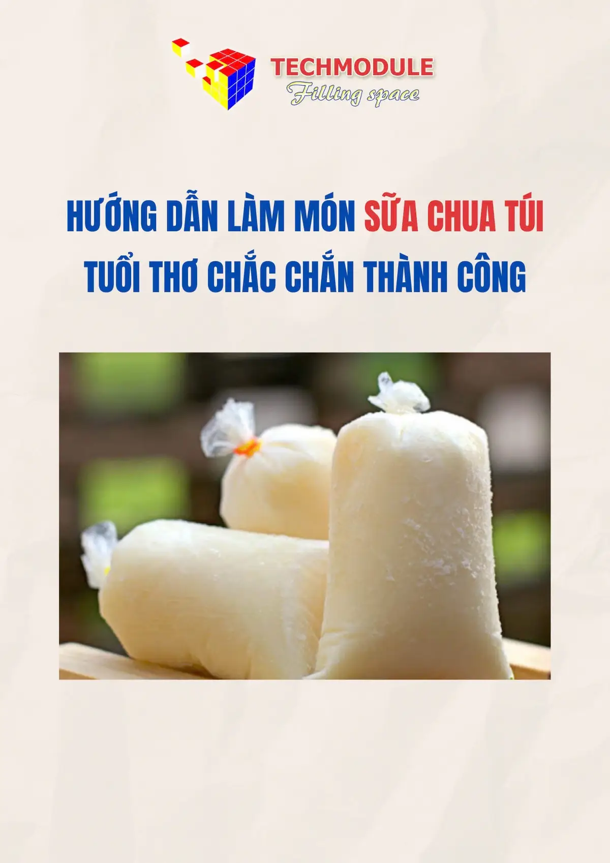 Gợi ý bạn cách làm sữa chua túi tuổi thơ siêu dễ và đảm bảo chắc chắn thành công #amthuc #anngonnaugon #meovatcuocsong #ancungtiktok #homnayangi #techmodule 