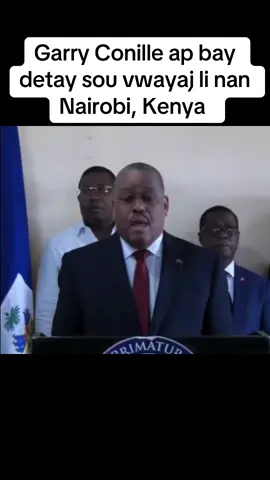 Garry Conille ap bay detay sou vwayaj li nan Nairobi, Kenya  #Haiti  #garryconille #kenya #mss 