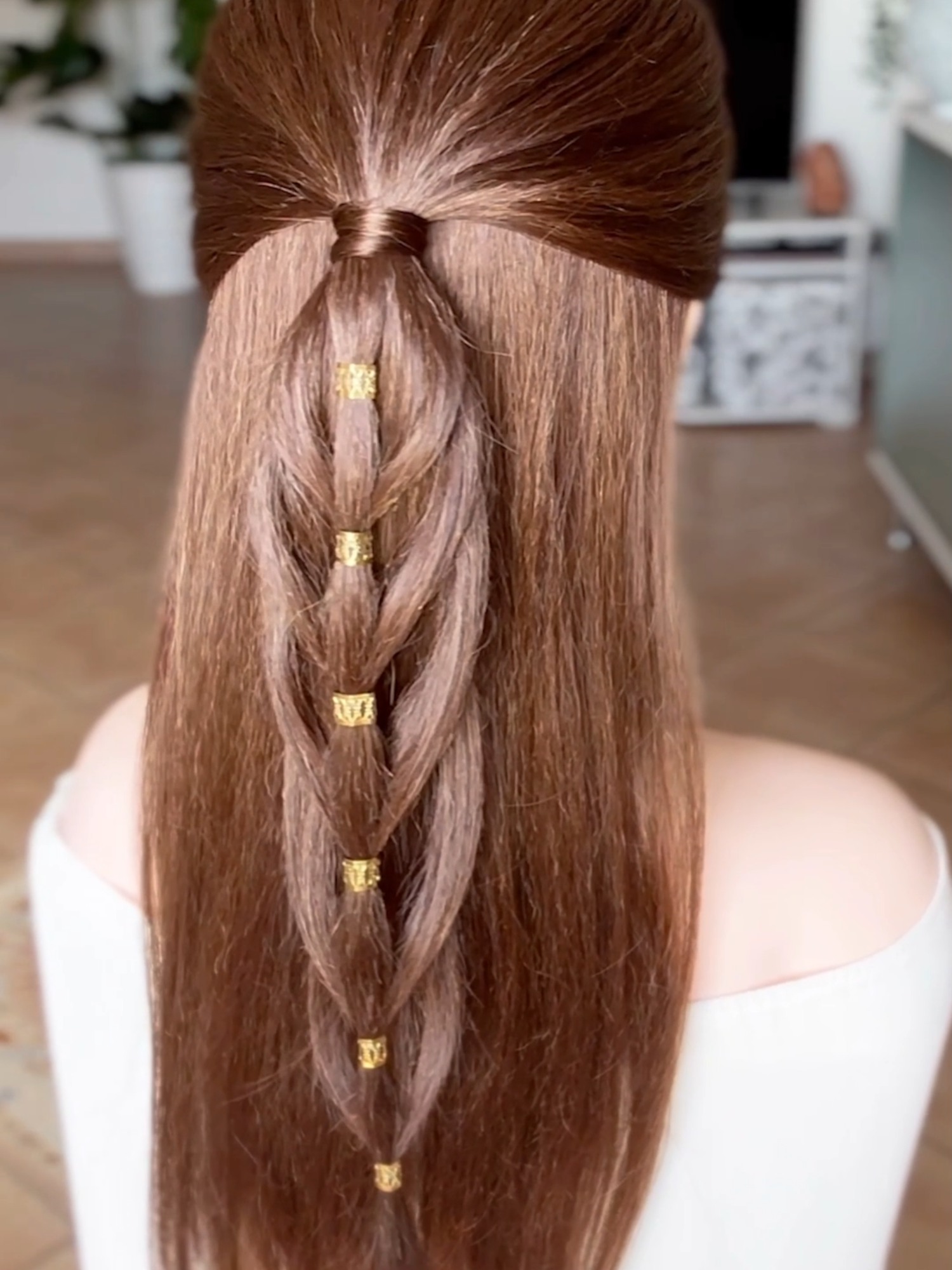 Easy Hairstyle! #braidsformyhair #braids #hair #hairstyles #hairtutorial #hairtok #hairtips #hairhack #hairart #hairaccessories #peinados #trecce #summerhair #acconciature #easyhairstyles #weddinghair #updostyle #cutehairstyles #trenzas #longhair #style #braidtutorial #creativehair