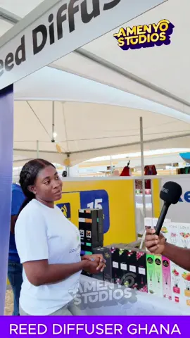 REED DIFFUSOR GHANA lit up the Momo CashLess Market with their beautifully scented diffusers and room sprays, bringing a touch of fragrance to every space! 🌿✨ #MomoCashLessMarket #ScentedBliss #ReedDiffusorGhana @reed_diffusersgh1