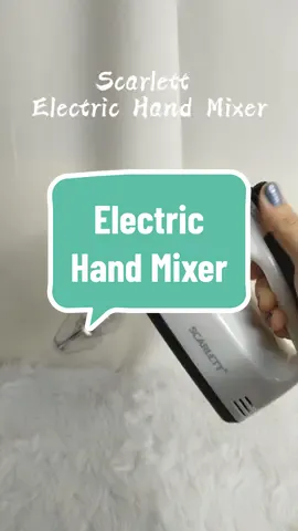 Sobrang laking tulong talaga nito sakin sa tuwing gumagawa ako ng Homemade Icecream,at iba pang mga desserts!Ang mura lang rin nito mga Mare tapos naka free shipping pa! #handmixer #scarletthandmixer #electrichandmixer #electricmixer 