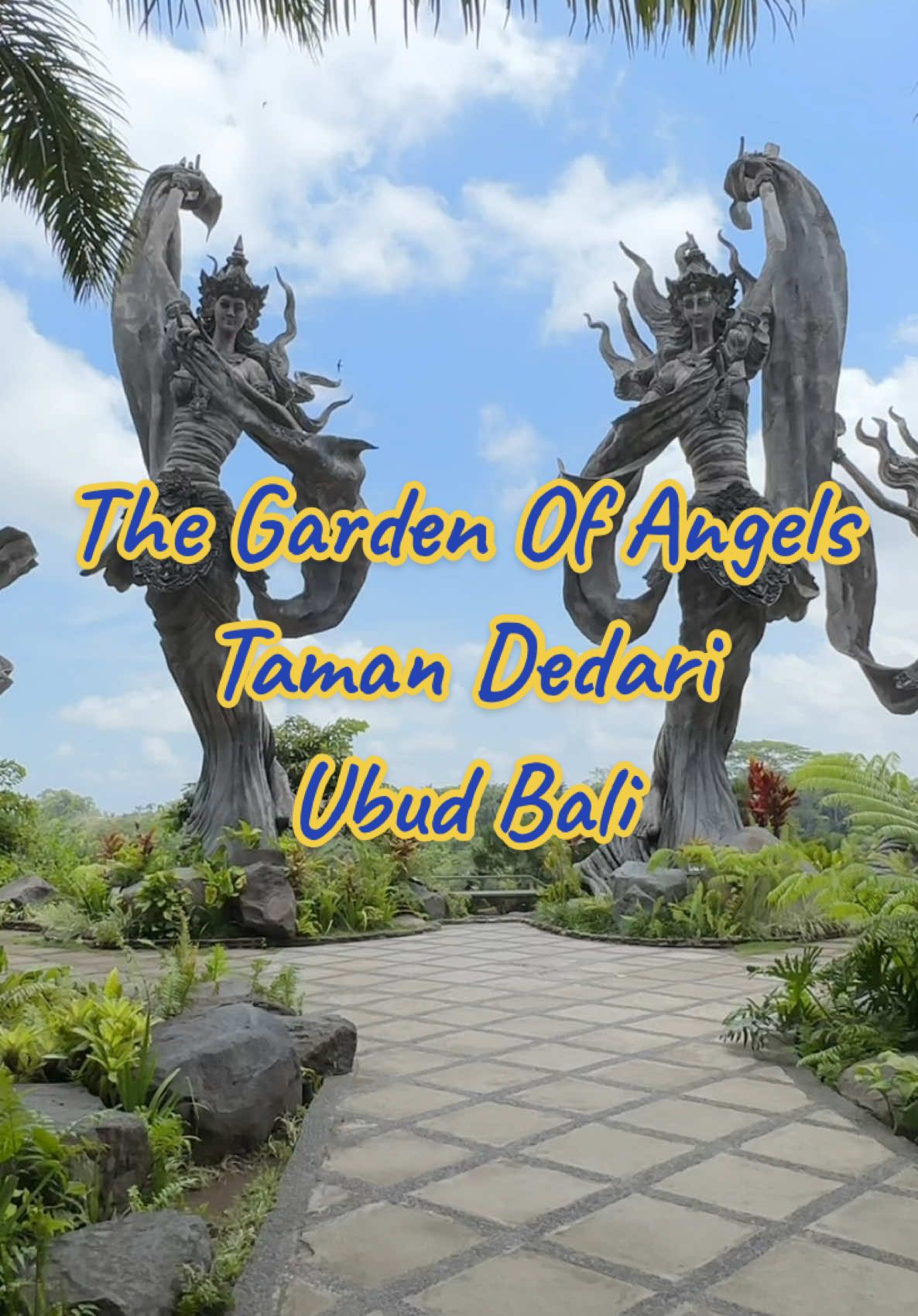 Taman Dedari, The Garden of Angels, Ubud, Bali. #ubud #bali #tamandedari #tamandedariubud #taman #garden #mustvisit #fyp #fypage #aestheticvibes #travellife 