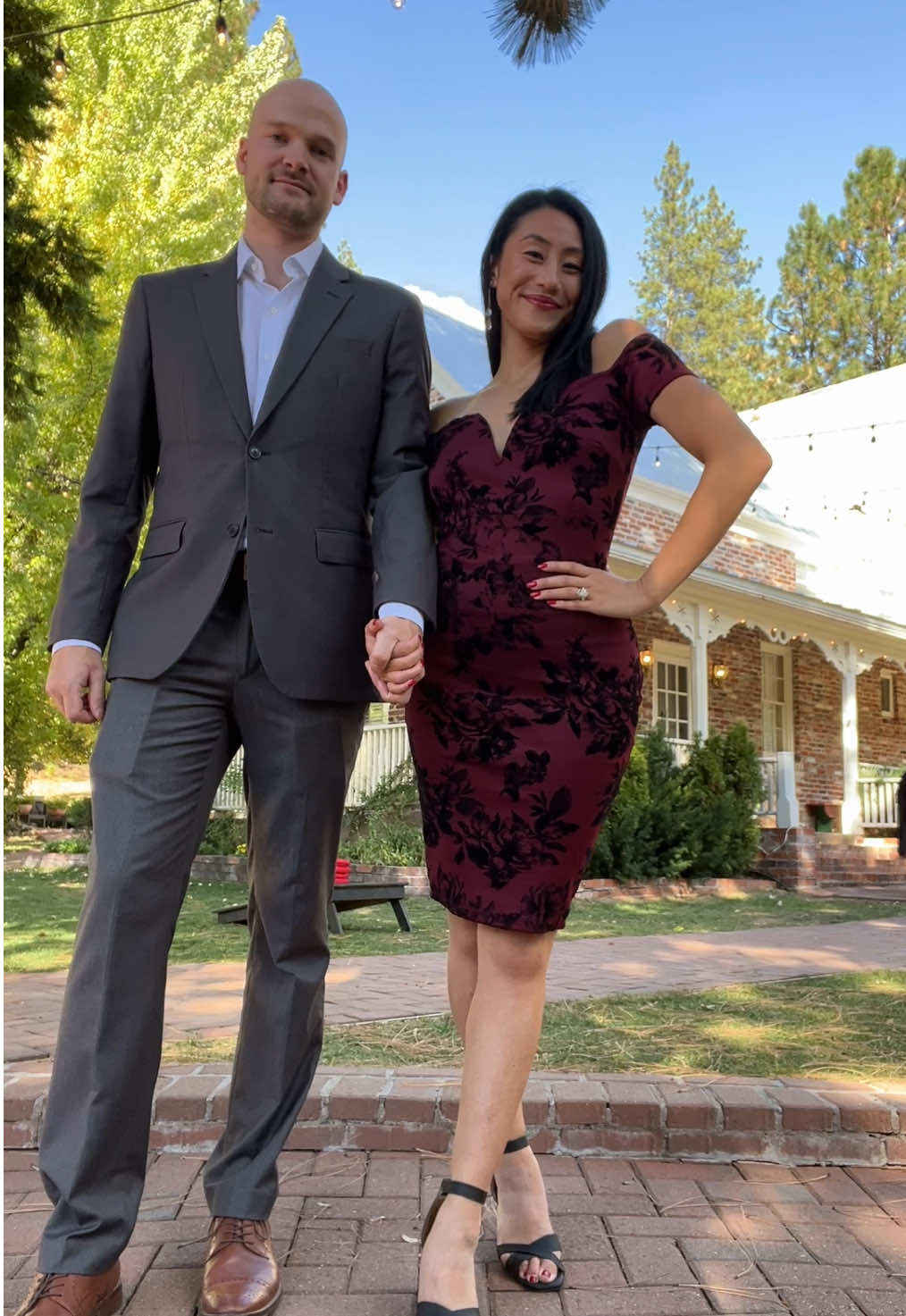 my forever plus 1! 💫 #datenight #weddingdate #husbandwife #newlyweds #coachmichellehong #transition #promtransition  