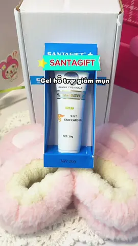 Gel hỗ trợ giảm mụn Santagift #unboxingvideo #santagift #kemmunsantagift #gelgiammun #mun #unboxcunghip #viralvideo 