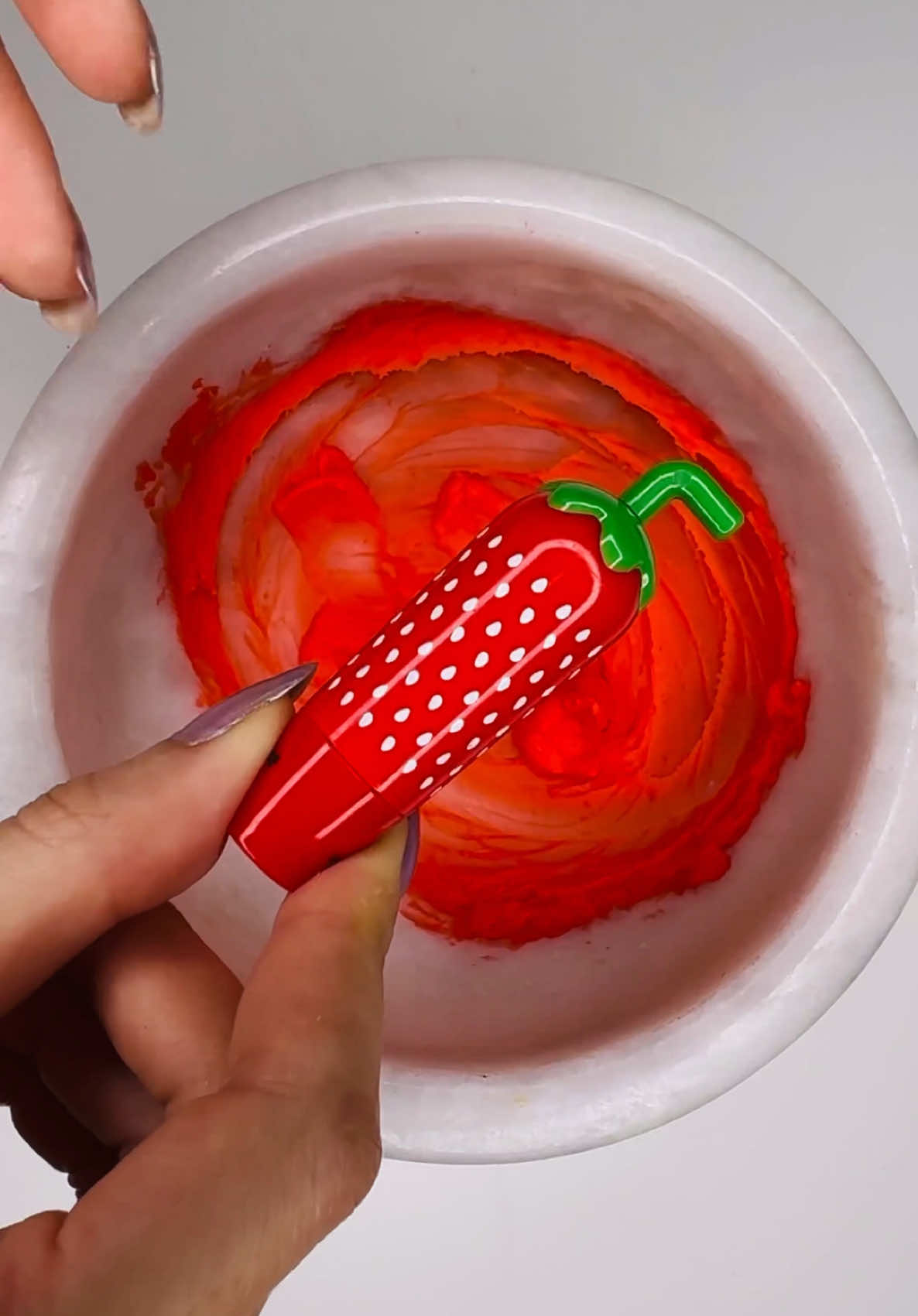 Coloring Slime with Cute Strawberry 🍓 & Red♥️ Makeup💄! #asmr #satisfying #makeupslime #makeup #oddlysatisfying #lipstick #lipgloss #lipstickslime #lipbalm #eyeshadow #glitter #glitterslime #strawberry #cute #viral #asmrsounds 