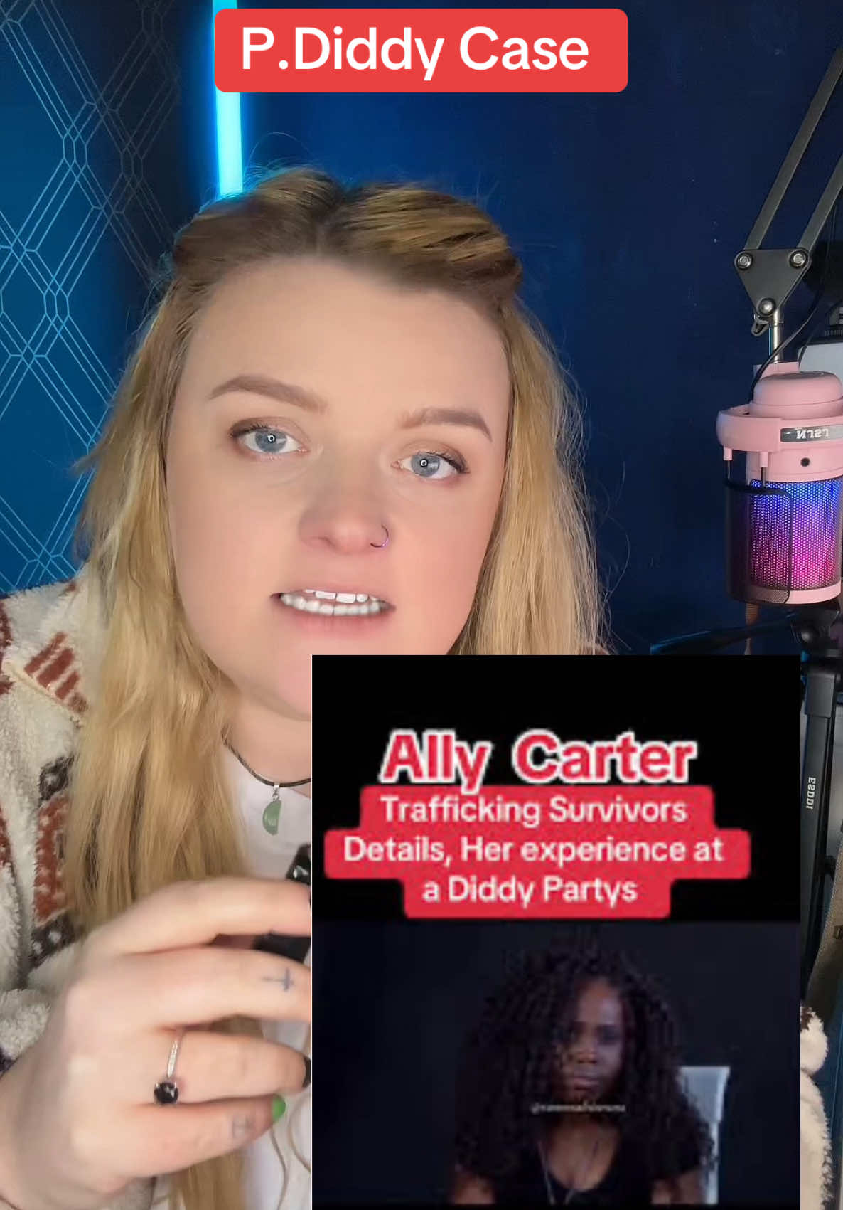 Ally Carter has spoken out against P Diddy and it has physically reduced me to tears…. 😳 #allycarter #allycarterdiddy #pdiddy #puffdaddy #allycartervideo #seancombs 