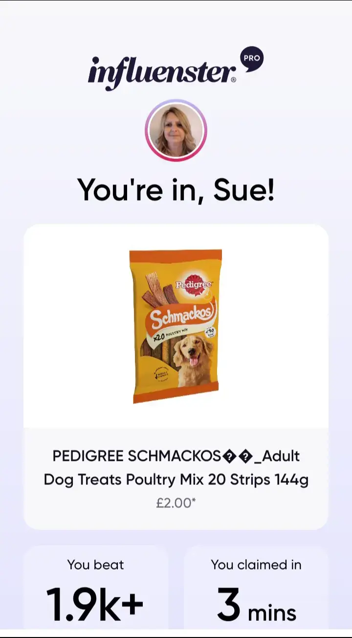 💙INFLUENSTER💙 🧡PEDIGREE SCHMACKOS🧡 Thank you Influenster and Pedigree Dog Treats. My mom's dog will love these. www.influenster.com/r/6678115 @influenster  #influenster  @pedigree_uk_official  #pedigree 