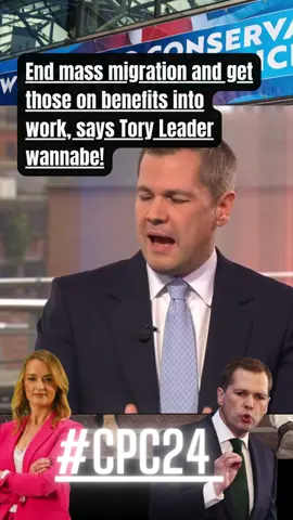 #BBC #LauraKuenssberg #ConsConf2024 #CPC24 #ConservativeParty #RobertJenrickMP #LeadershipContest #Conservatives #Immigrants #Immigration #AsylumSeekers #migrantcrisis #Migration #Tories #ConservativeParty
