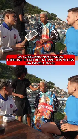 Cabelinho mostrando o Iphone 16 pro boca e pro jon ! #mccabelinho #jonvlogs #bocade09 #jonvlogsclip #jonvlogsclips #cortesjonvlogs