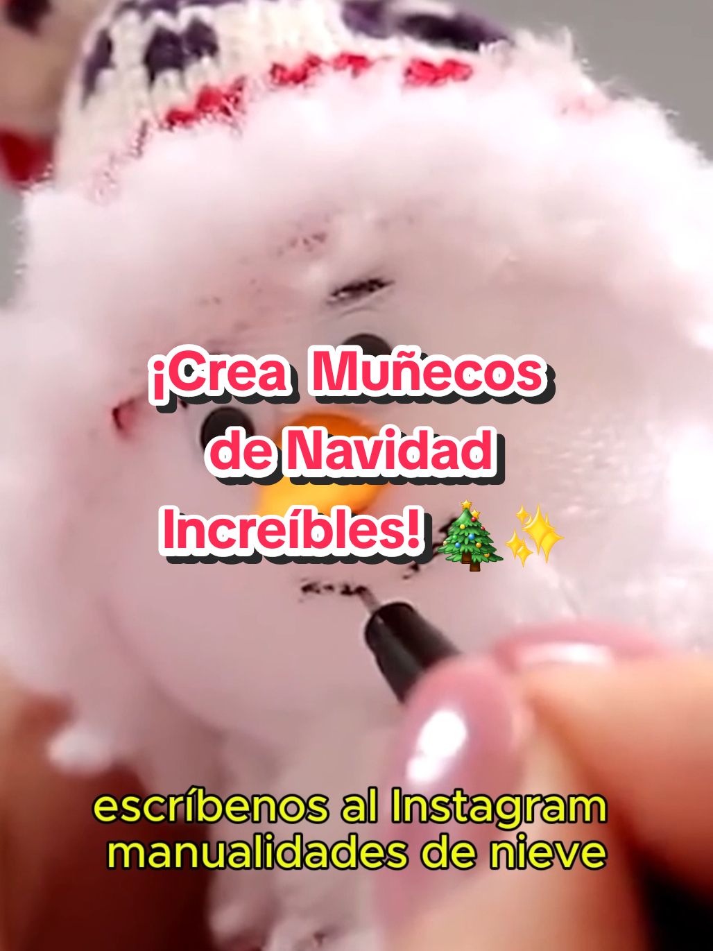 Aprende a hacer estos muñecos de Navidad desde casa con técnicas fáciles y rápidas. 🎅✨ ¡No te pierdas este tutorial y deja volar tu creatividad! 🌟 Escríbenos en IG @ManualidadesDeNieve para más tips y detalles. 🛠️❄️ #muñecosnavideños #muñecosdenavidad #muñecoshechosamano  #navidad2024  #navidaddecoracion  #adornosnavideños  #merrychristmas🎄  #santa  #natale 