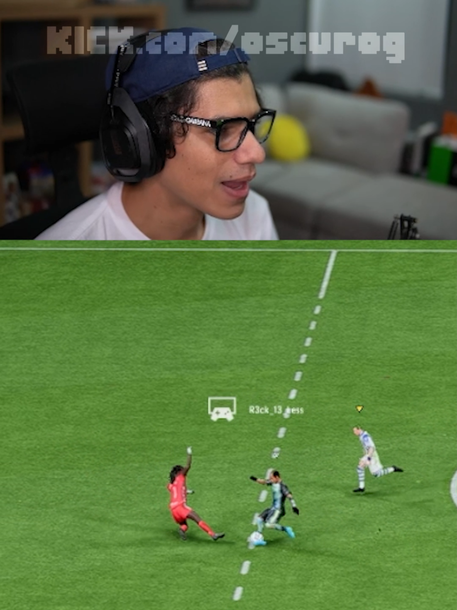 Le arranco el tobillo😱🤣💀 Kick💚:Oscurog #fc25 #eafc25 #fyp #parati #foryouu #kick #streamer #darkg