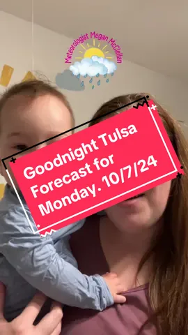 Goodnight Tulsa! 🌙 The fall weather is coming your way for Monday. 🍁 We’ll start the morning with a crisp 53°, warming up to a comfortable 82° by the afternoon. Whether you’re enjoying a walk or relaxing outdoors, it’s a gorgeous day to get outside and soak in that sunshine! ☀️ #TulsaWeather #TulsaForecast #GoodnightTulsa #TulsaOK #TulsaLife #TulsaMeteorologist #WomenInSTEM #WomenOfWx #MeteorologistLife #MeteorologistMom Tulsa weather, Tulsa forecast, goodnight Tulsa, Tulsa OK, Tulsa Oklahoma, Tulsa life, Tulsa meteorologist, meteorologist, women in STEM, women of wx, meteorologist life, meteorologist mom